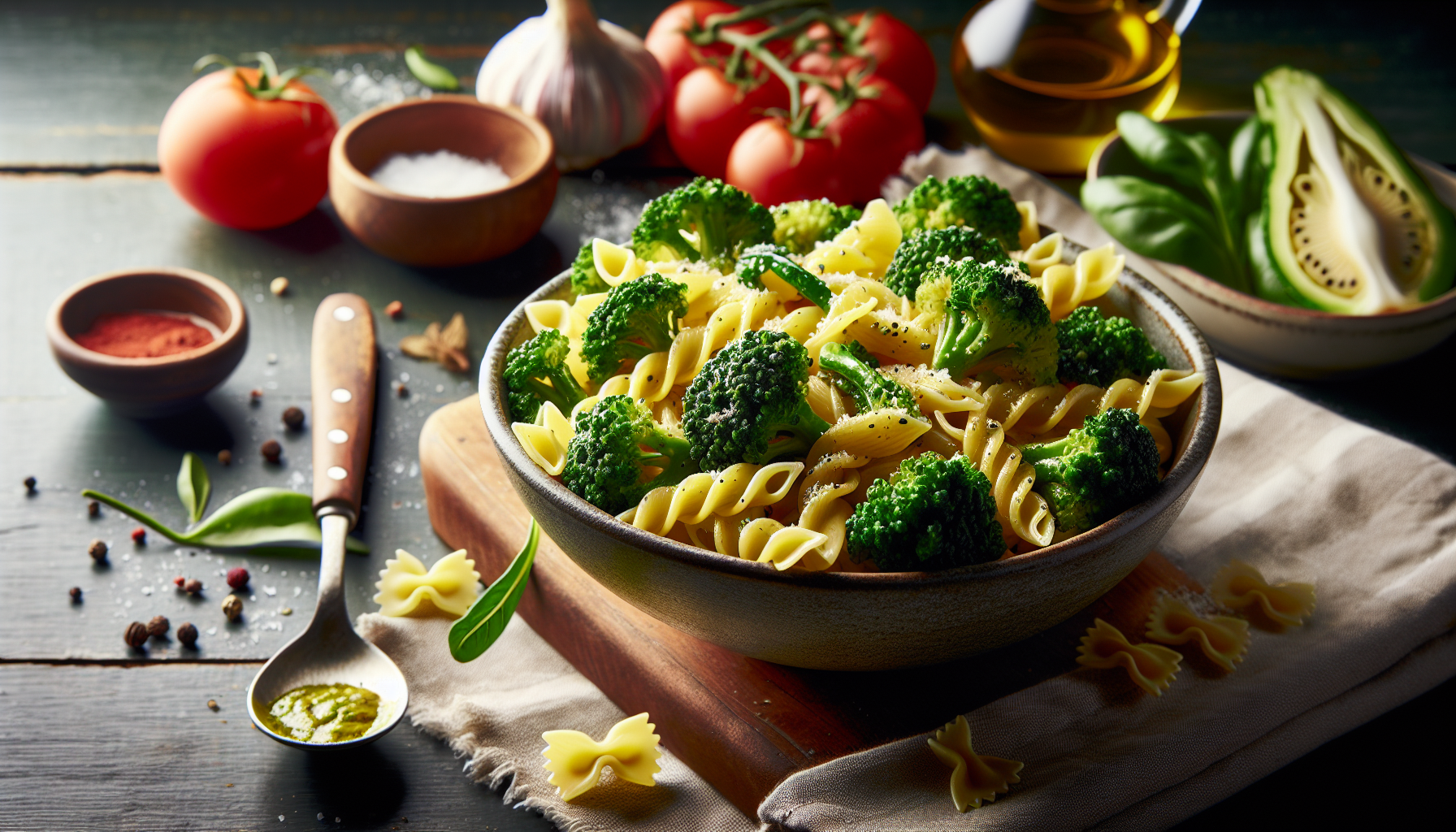 pasta con broccolo romano